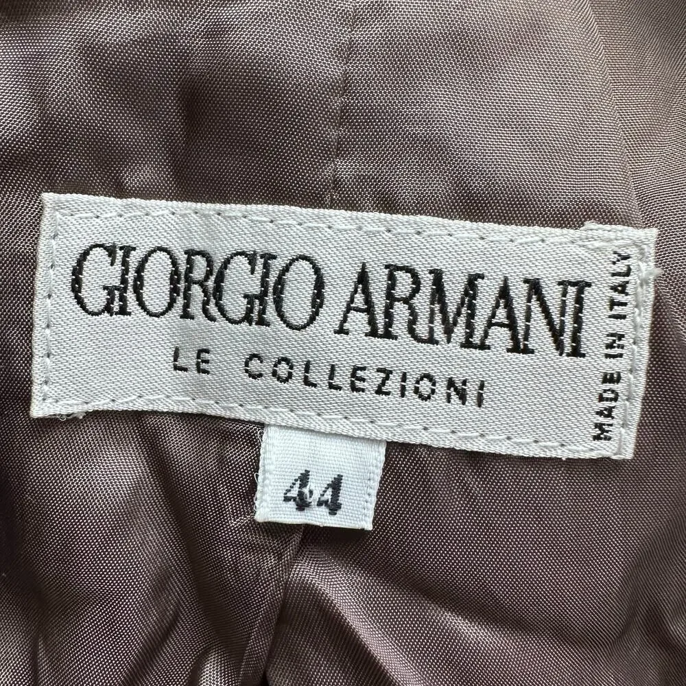 Giorgio Armani Le Collezioni Italy Gray Blazer Sport Coat Mens Size 44